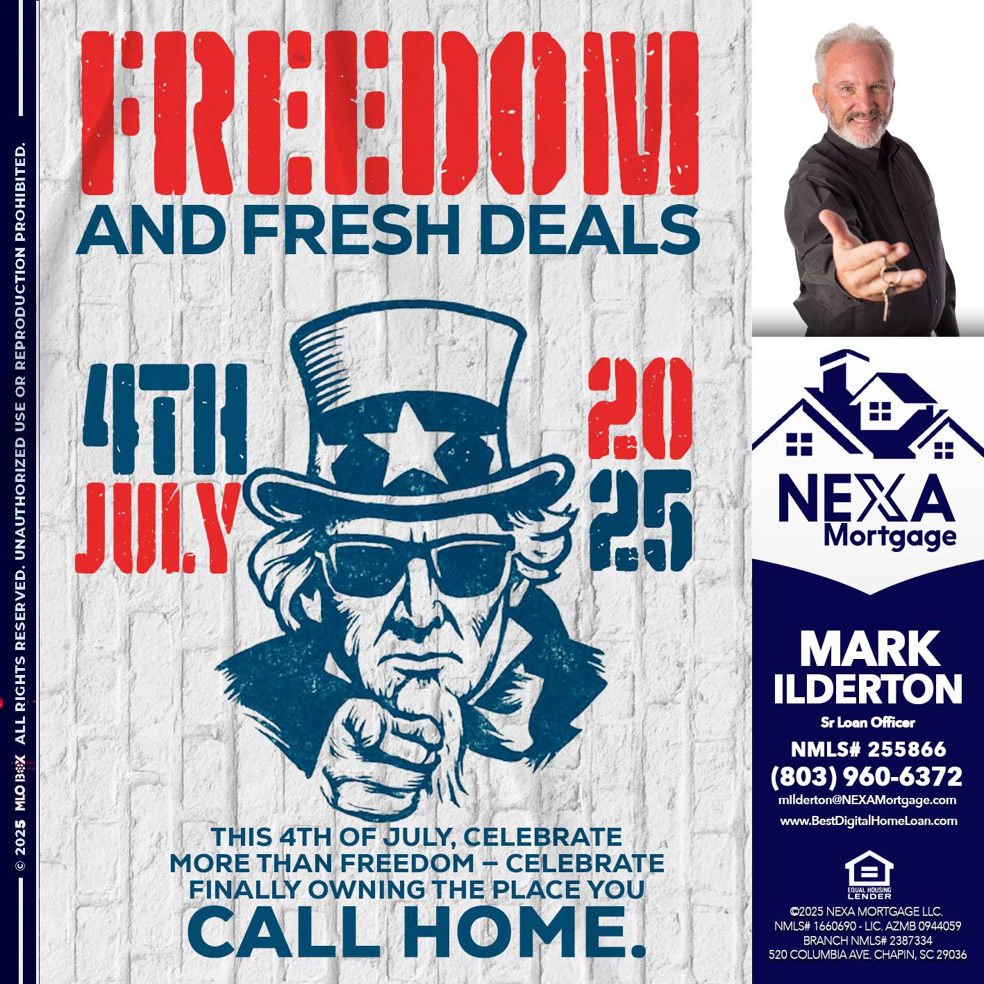 FREEDOM - Mark Ilderton -Sr Loan Officer