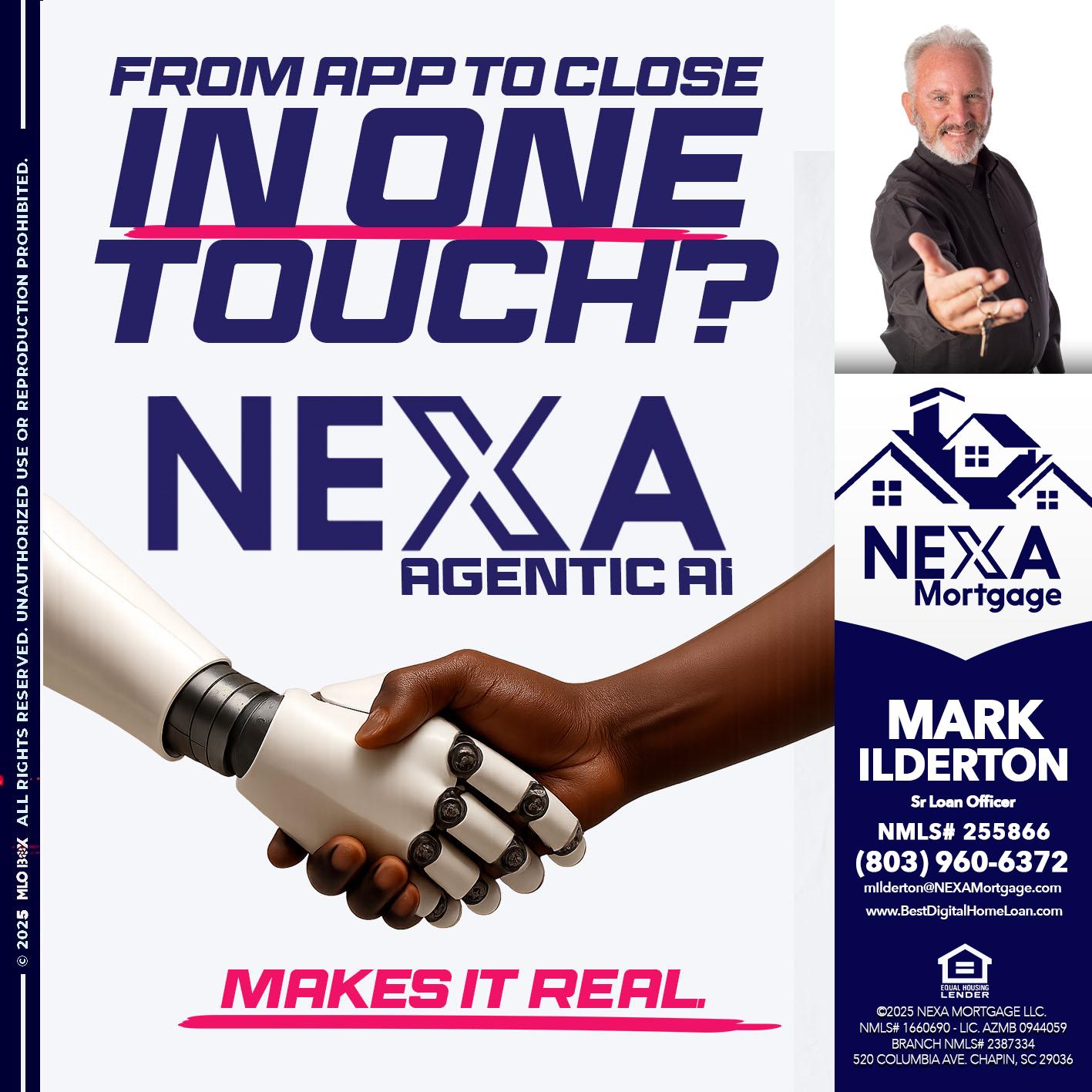IN ONE TOUCH - Mark Ilderton -Sr Loan Officer