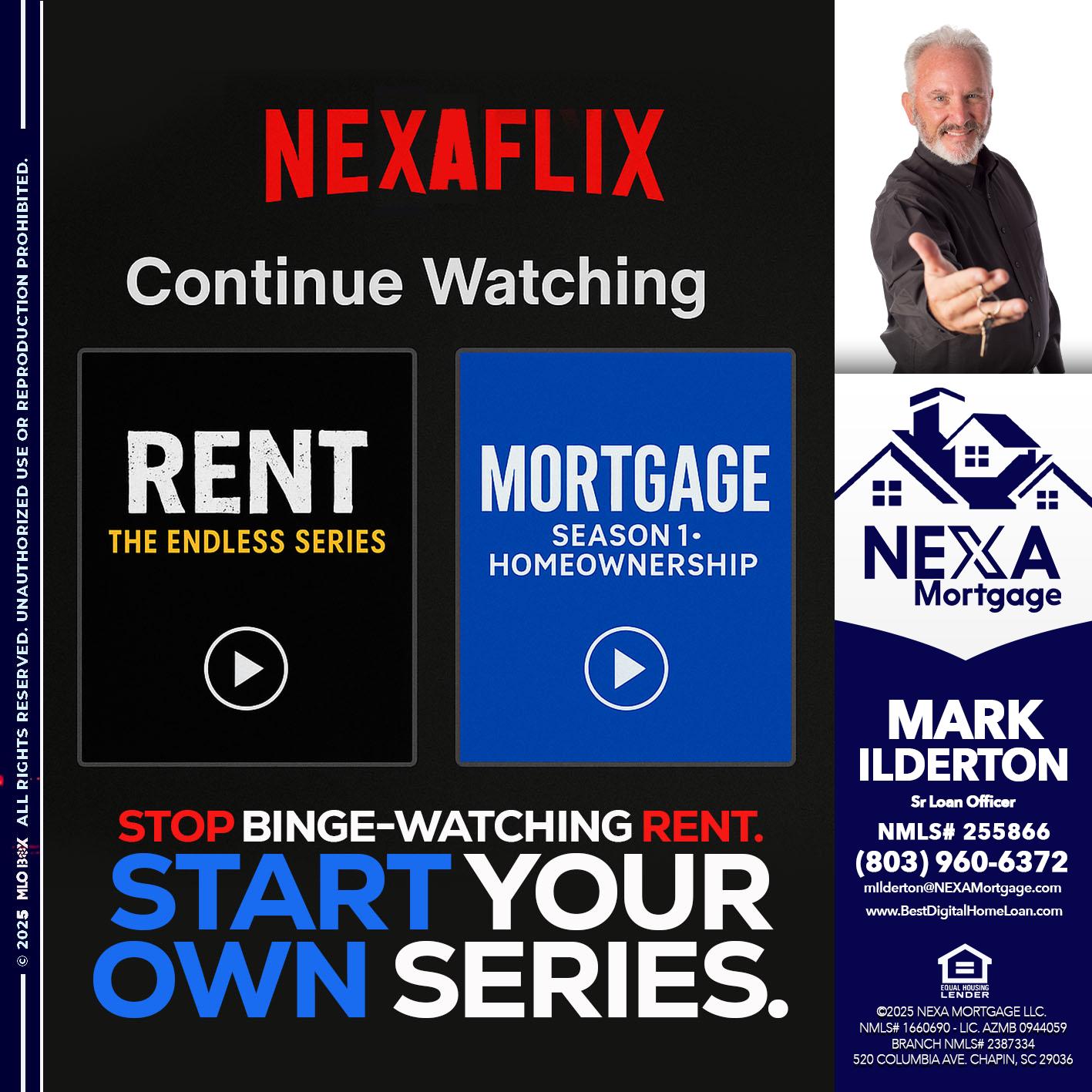 NEXAFLIX - Mark Ilderton -Sr Loan Officer