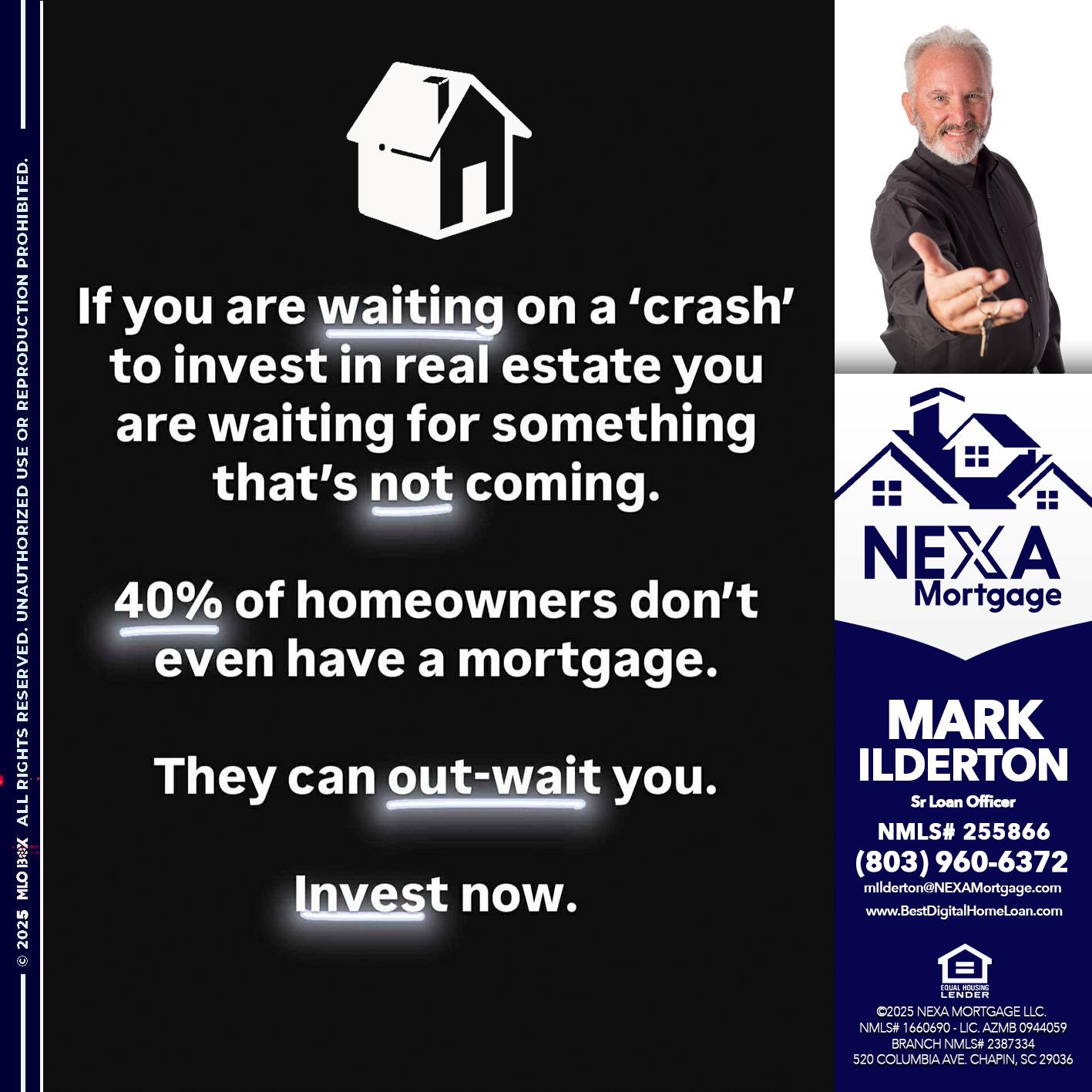 IF YOU ARE WAITING - Mark Ilderton -Sr Loan Officer