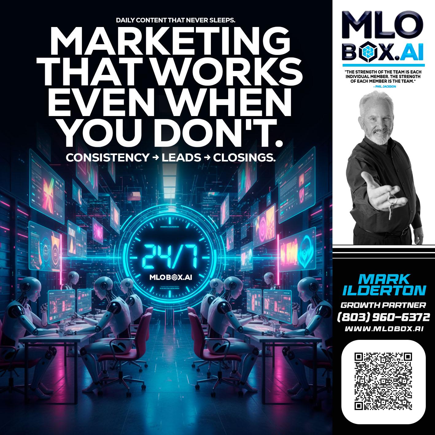 MARKETING THAT WORKS - Mark Ilderton -Sr Loan Officer