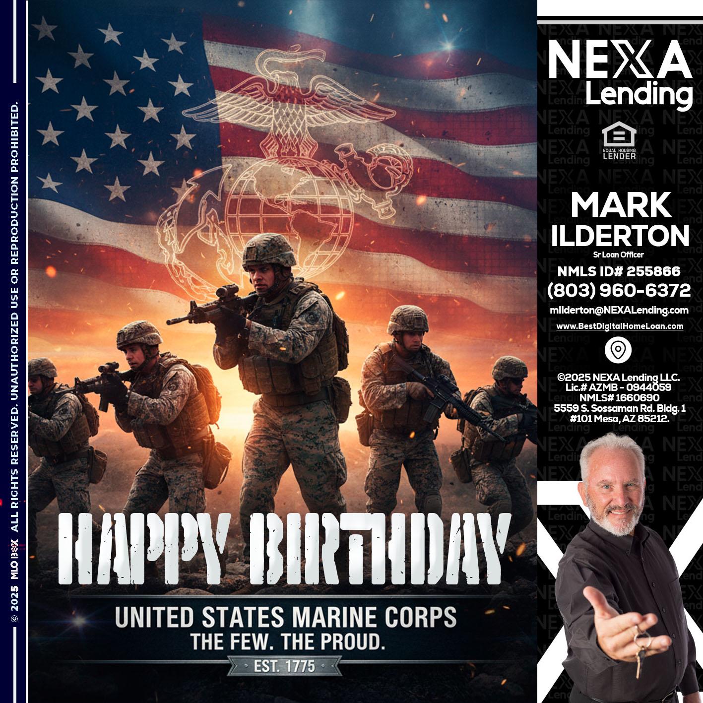 happy birthday - Mark Ilderton -Sr Loan Officer