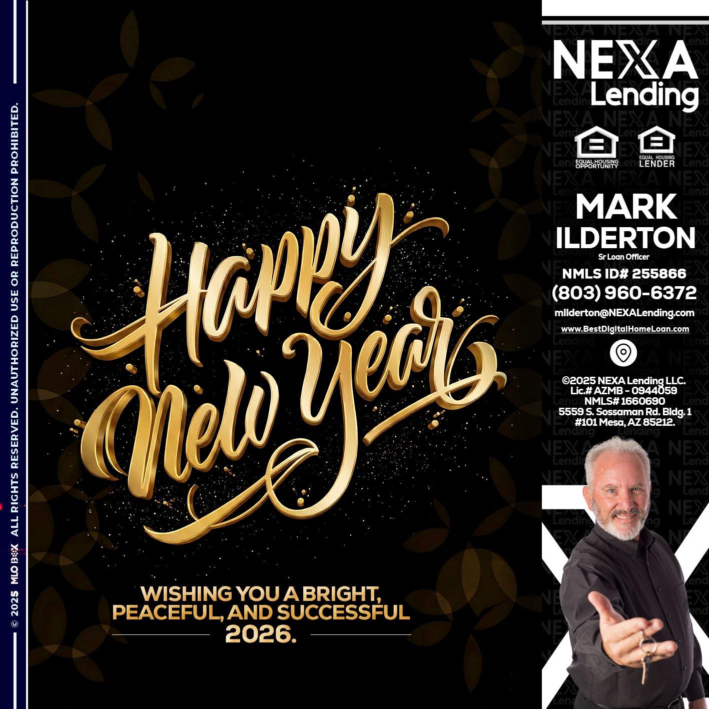 HAPPY NEW YEAR - Mark Ilderton -Sr Loan Officer