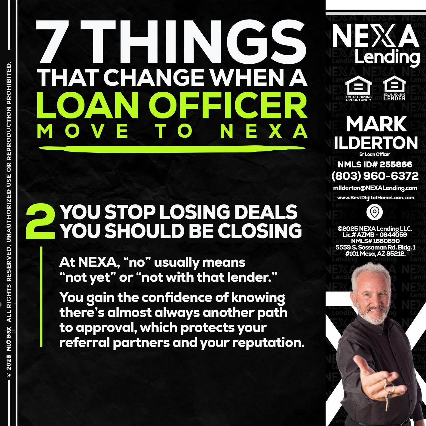 7 THINGS (2) - Mark Ilderton -Sr Loan Officer