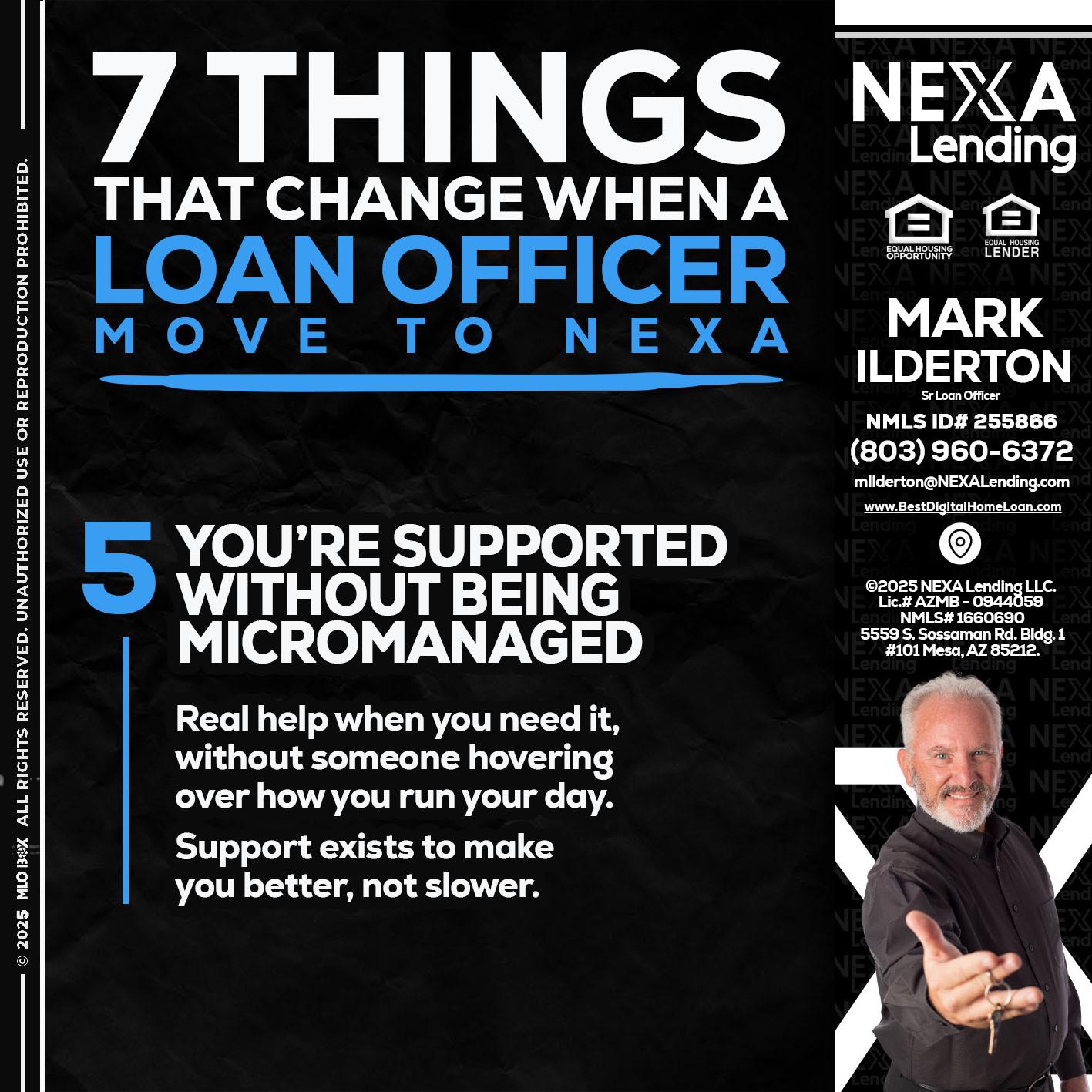 7 THINGS (5) - Mark Ilderton -Sr Loan Officer