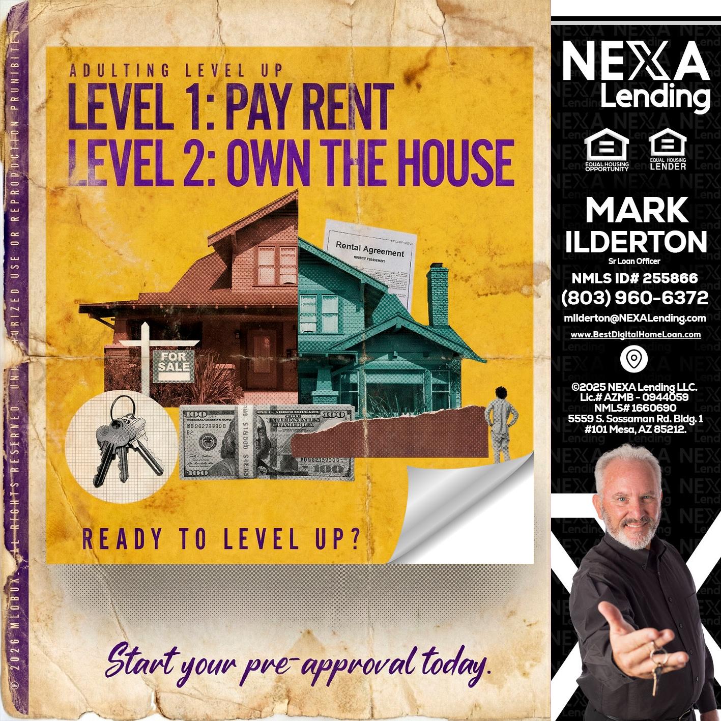 LEVEL 1 - Mark Ilderton -Sr Loan Officer