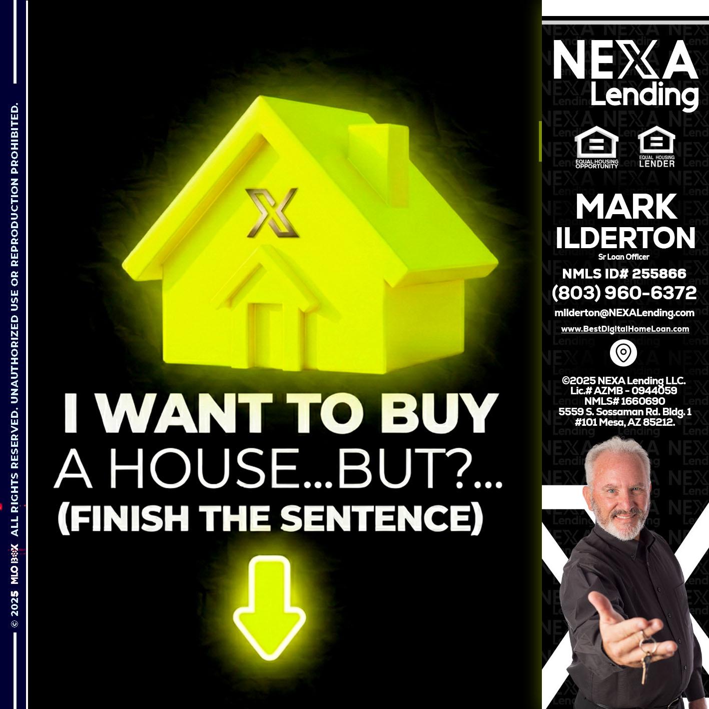i want to buy - Mark Ilderton -Sr Loan Officer