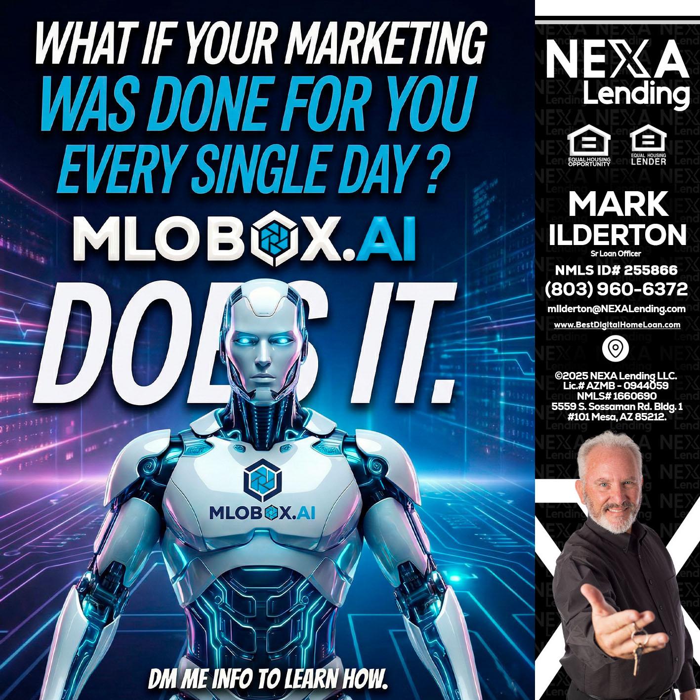 DOES IT - Mark Ilderton -Sr Loan Officer