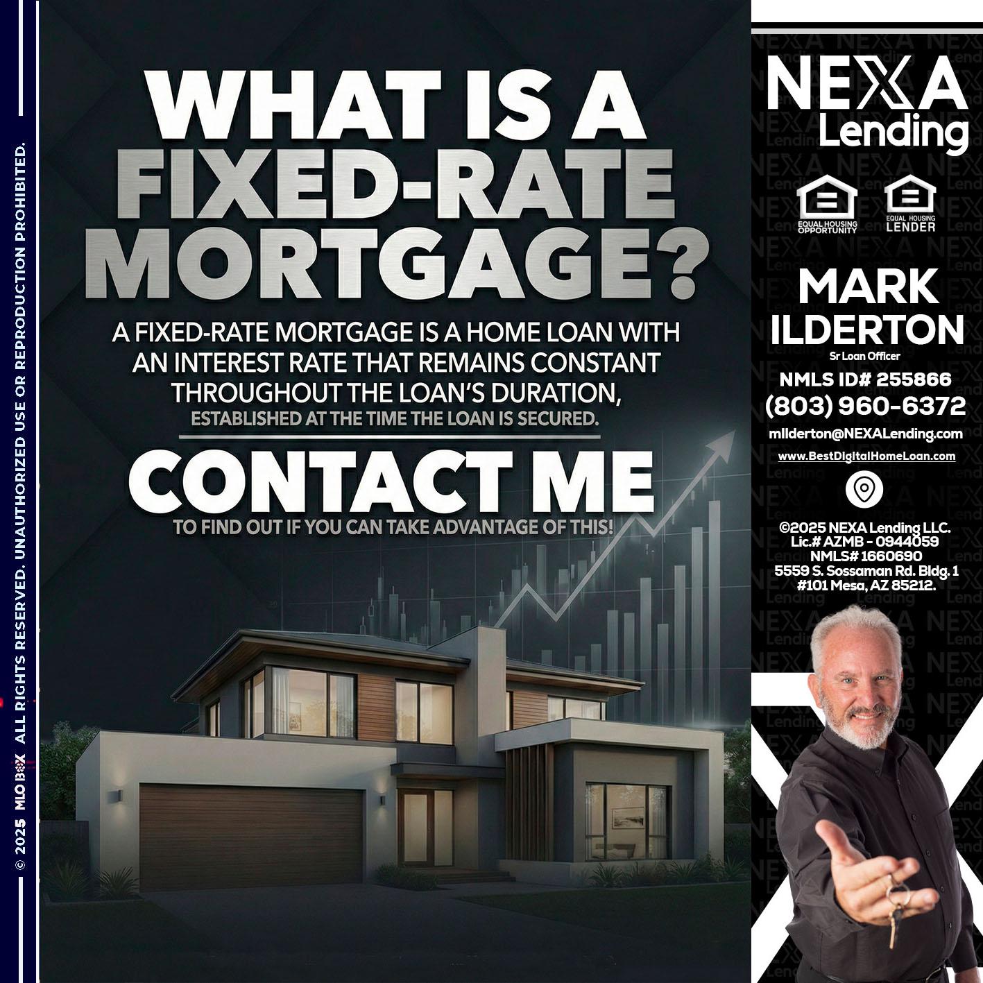 WHAT IS A - Mark Ilderton -Sr Loan Officer
