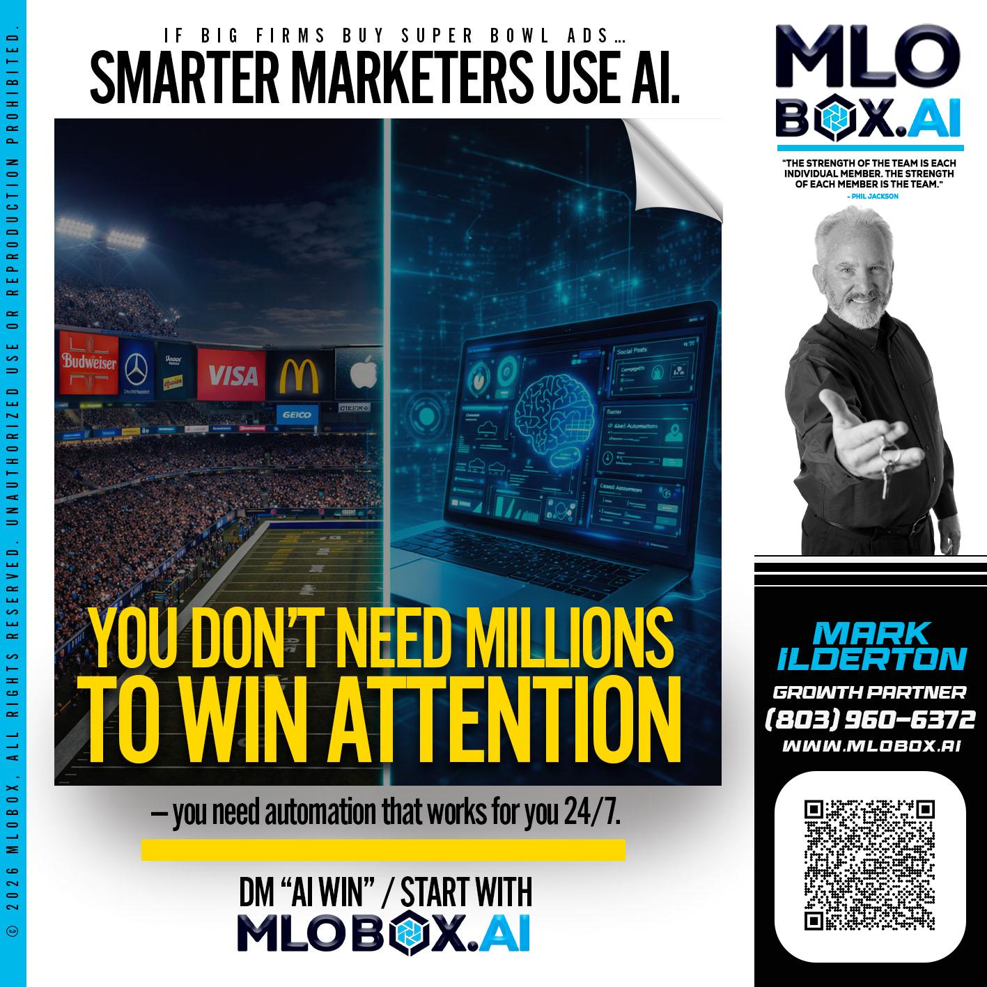 you don't need - Mark Ilderton -Sr Loan Officer