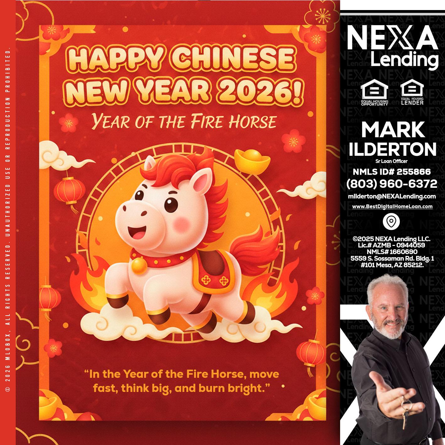happy Chinese new year - Mark Ilderton -Sr Loan Officer