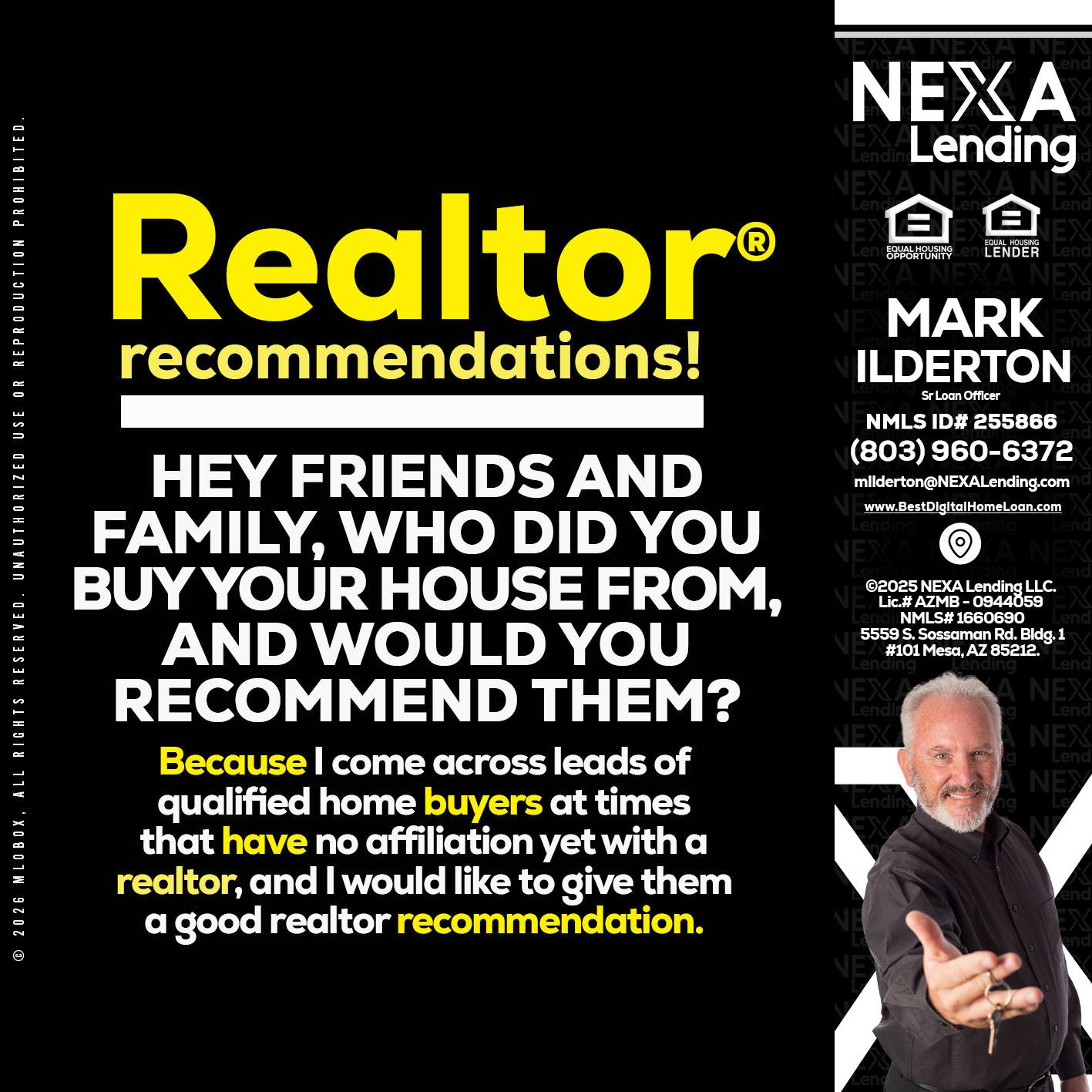 REALTOR - Mark Ilderton -Sr Loan Officer