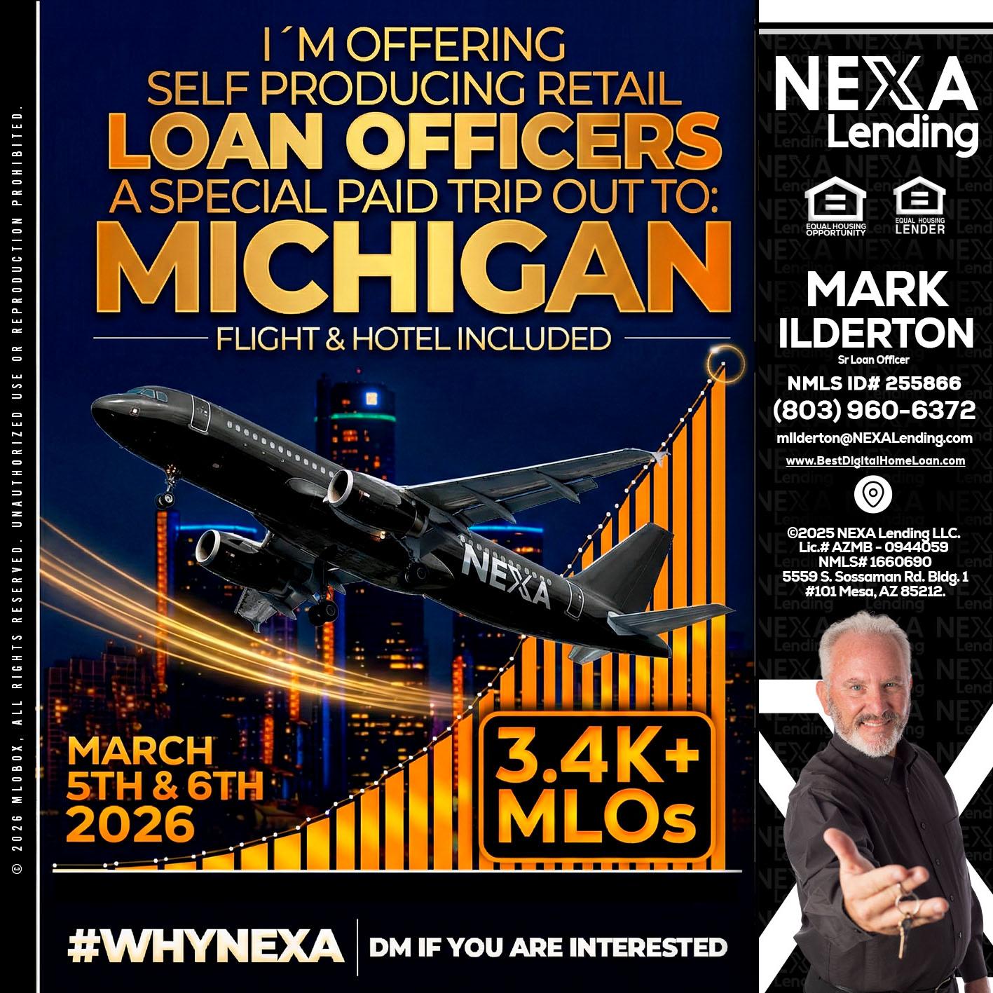 MICHIGAN - Mark Ilderton -Sr Loan Officer