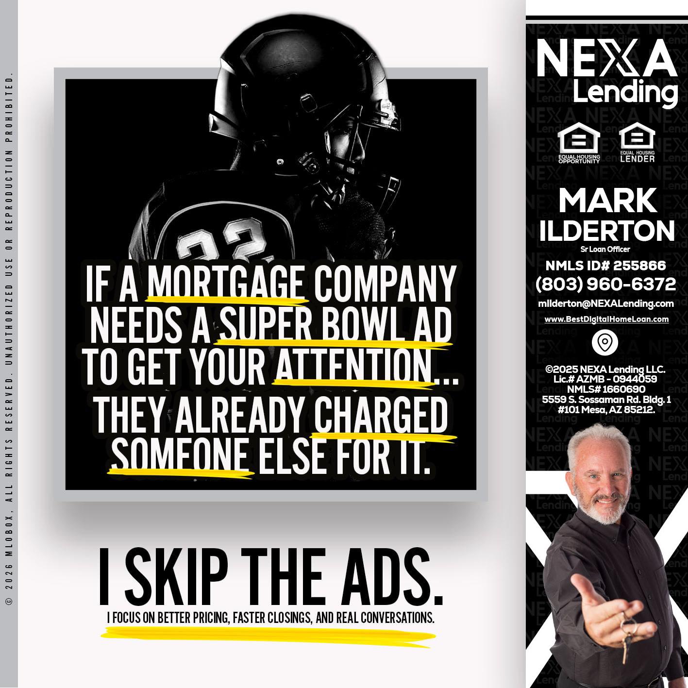 if a mortgage ad - Mark Ilderton -Sr Loan Officer