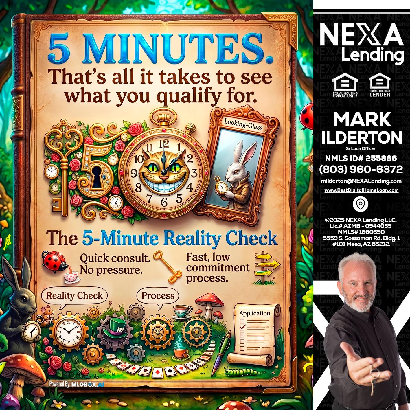 Reality Check! - Mark Ilderton -Sr Loan Officer