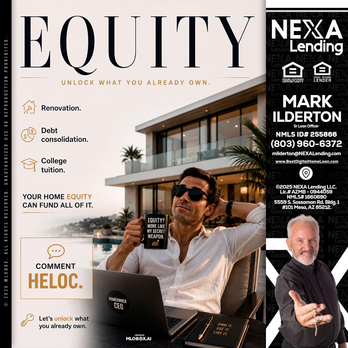 EQUITY - Mark Ilderton -Sr Loan Officer