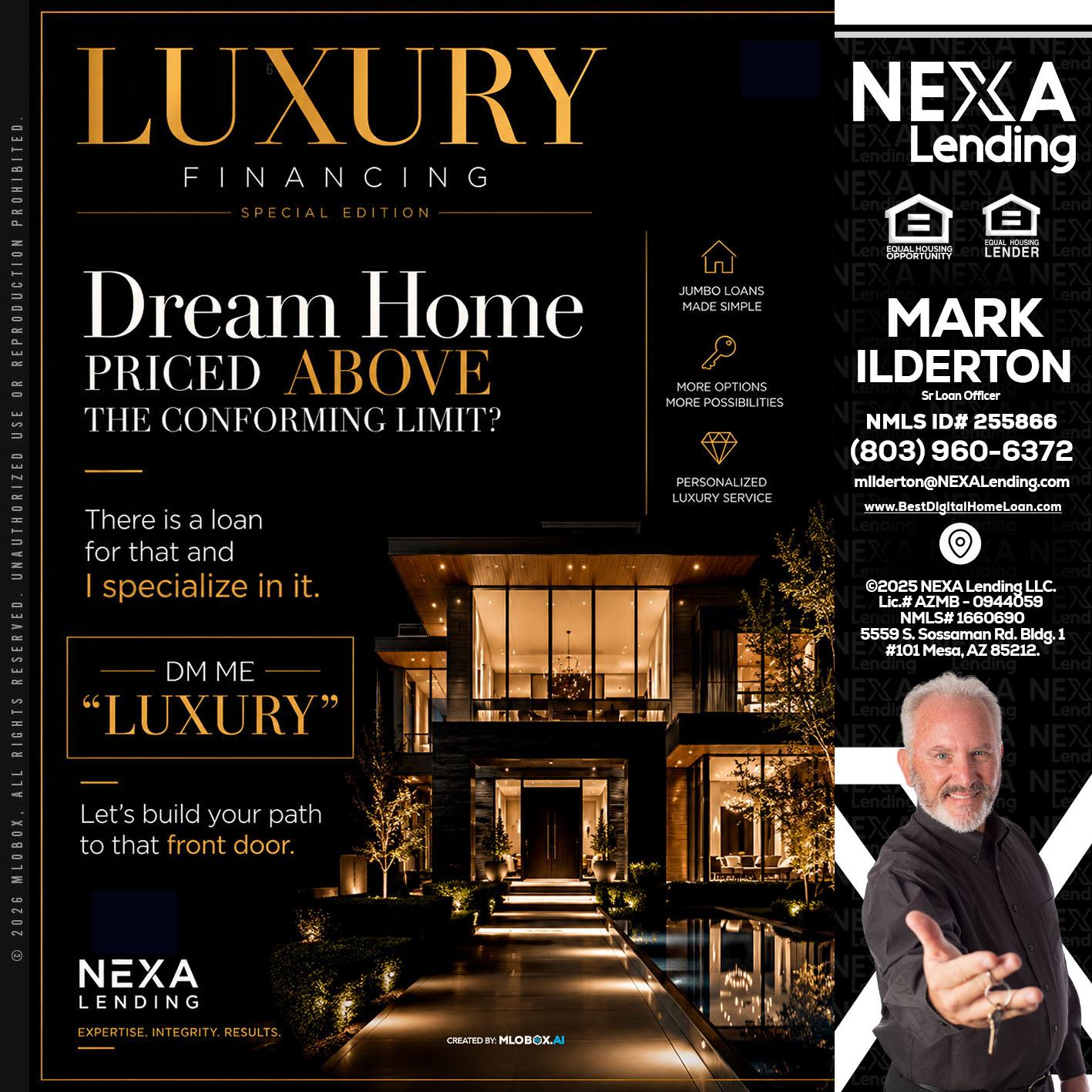 LUXURY - Mark Ilderton -Sr Loan Officer
