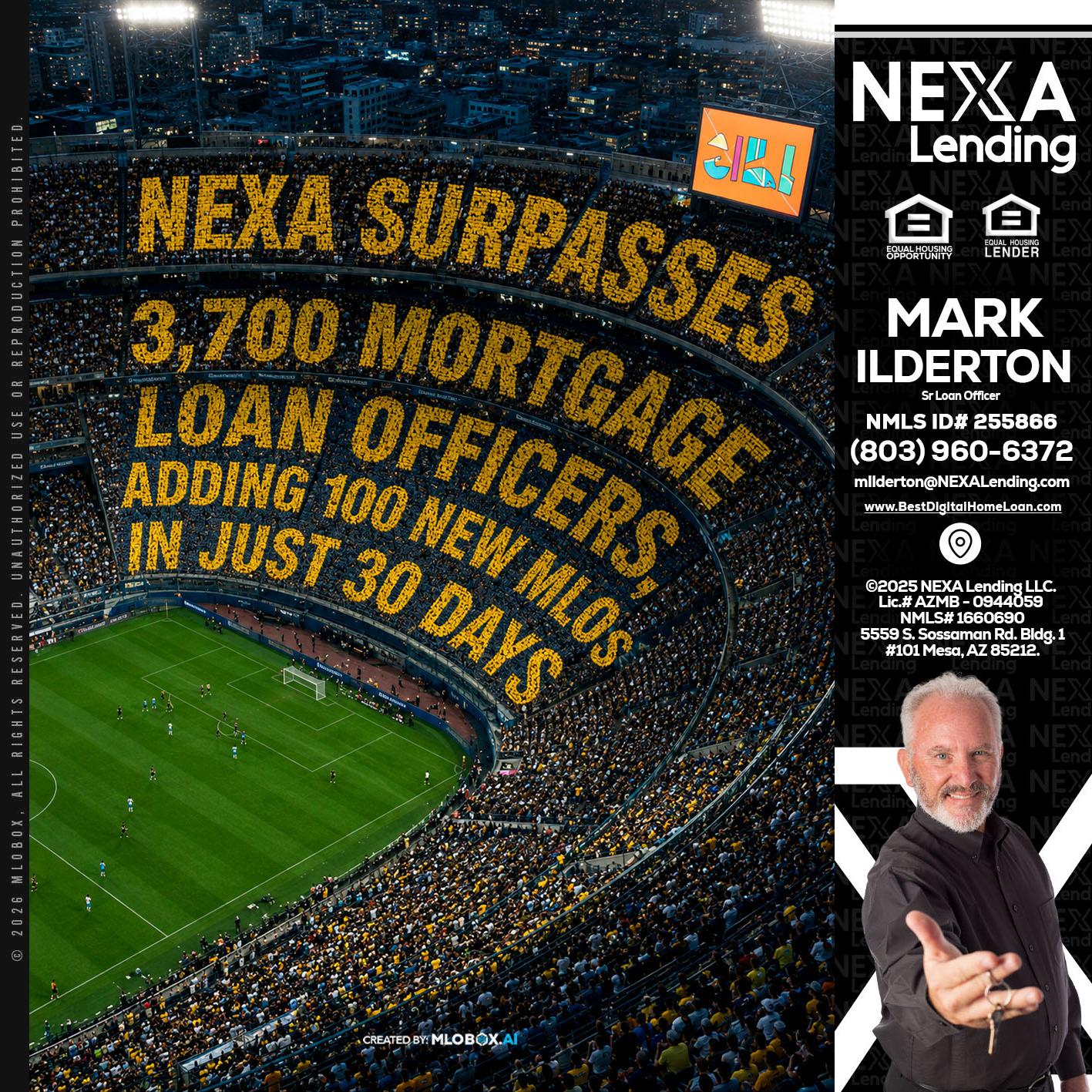NEXA SURPASSES - Mark Ilderton -Sr Loan Officer