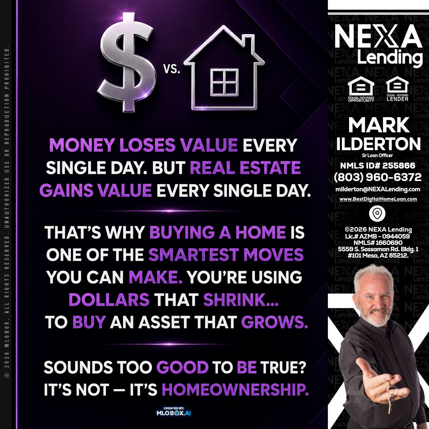 MONEY LOSES - Mark Ilderton -Sr Loan Officer