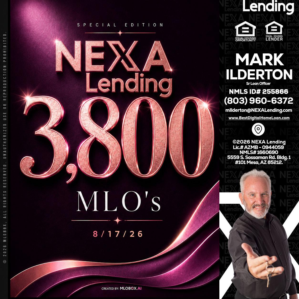 3800 MLOs - Mark Ilderton -Sr Loan Officer