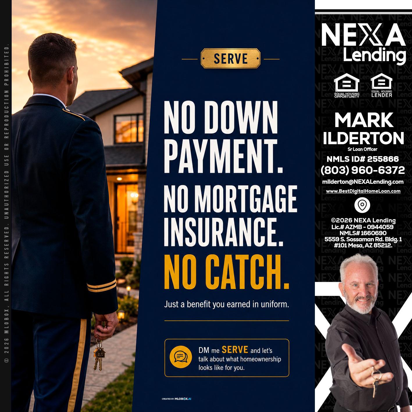 NO DOWN PAYMENT - Mark Ilderton -Sr Loan Officer