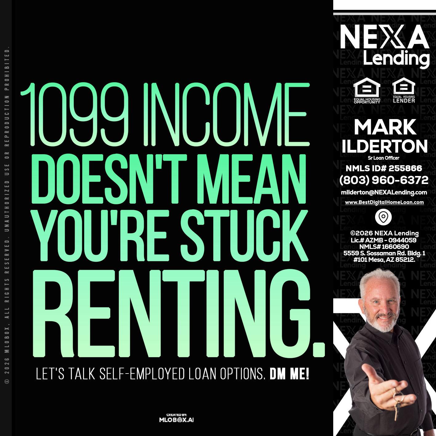 1099 income - Mark Ilderton -Sr Loan Officer