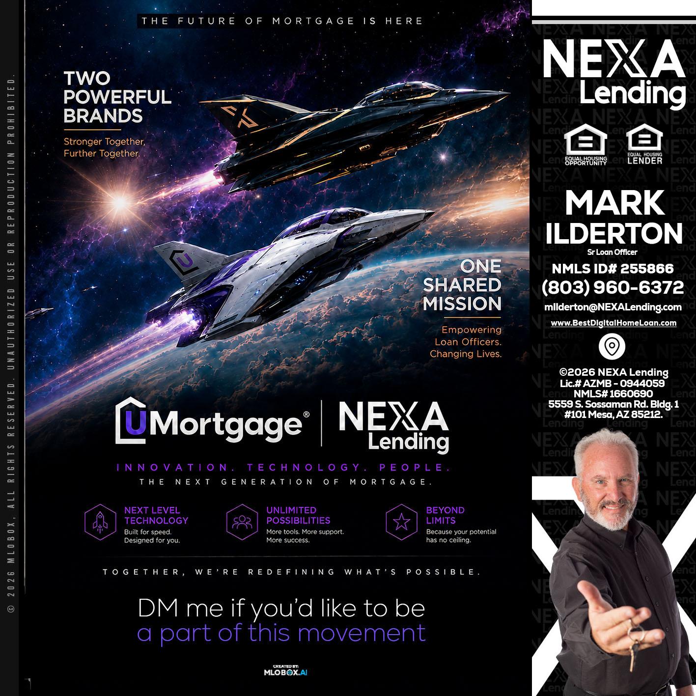 U Mortgage + NEXA lending - Mark Ilderton -Sr Loan Officer