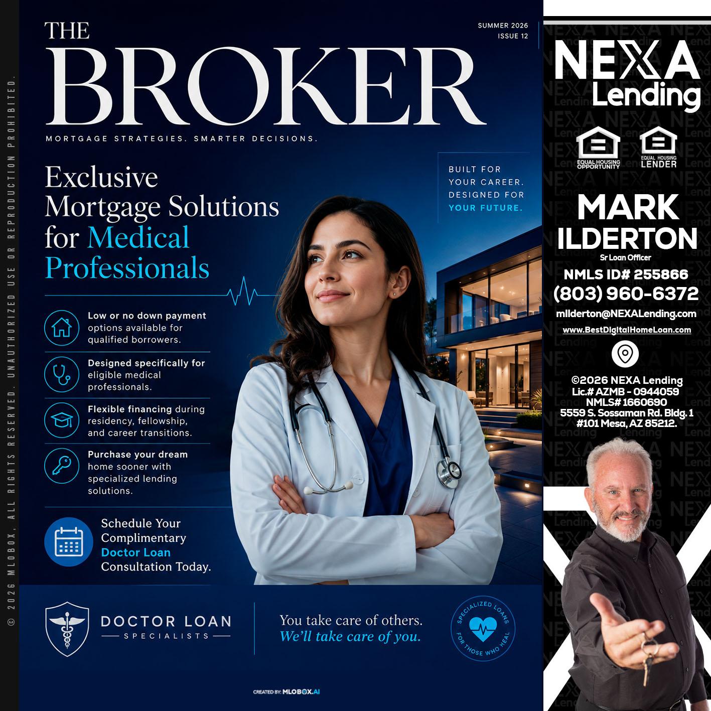 THE BROKER - Mark Ilderton -Sr Loan Officer