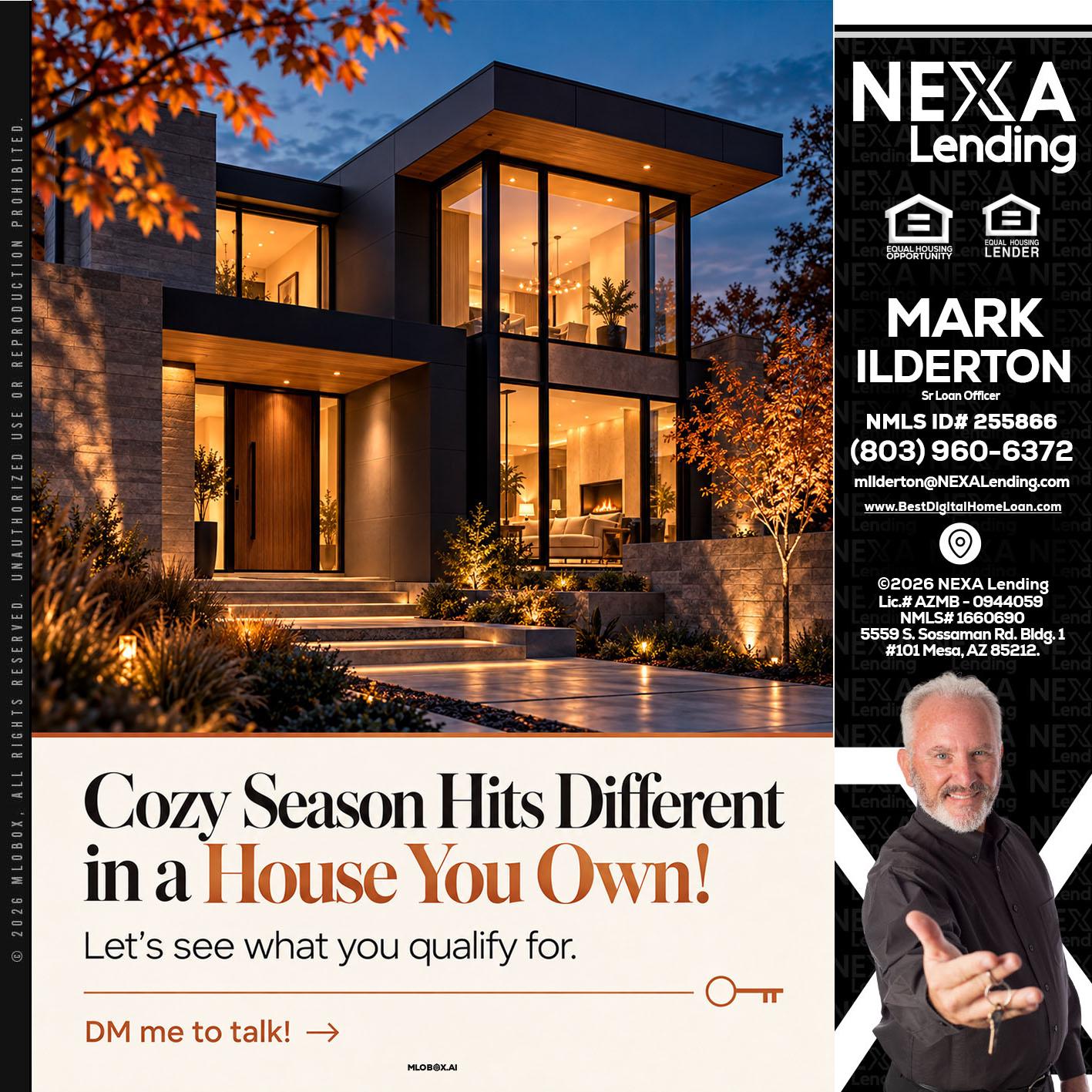 COZY SEASON - Mark Ilderton -Sr Loan Officer