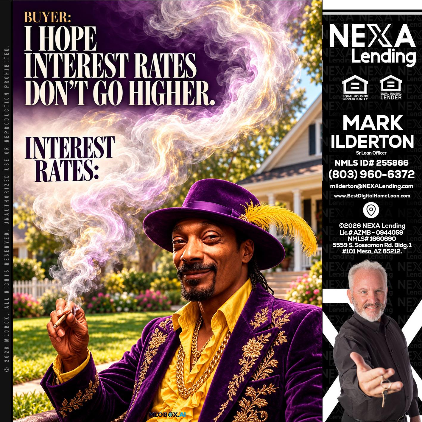 I HOPE RATES - Mark Ilderton -Sr Loan Officer