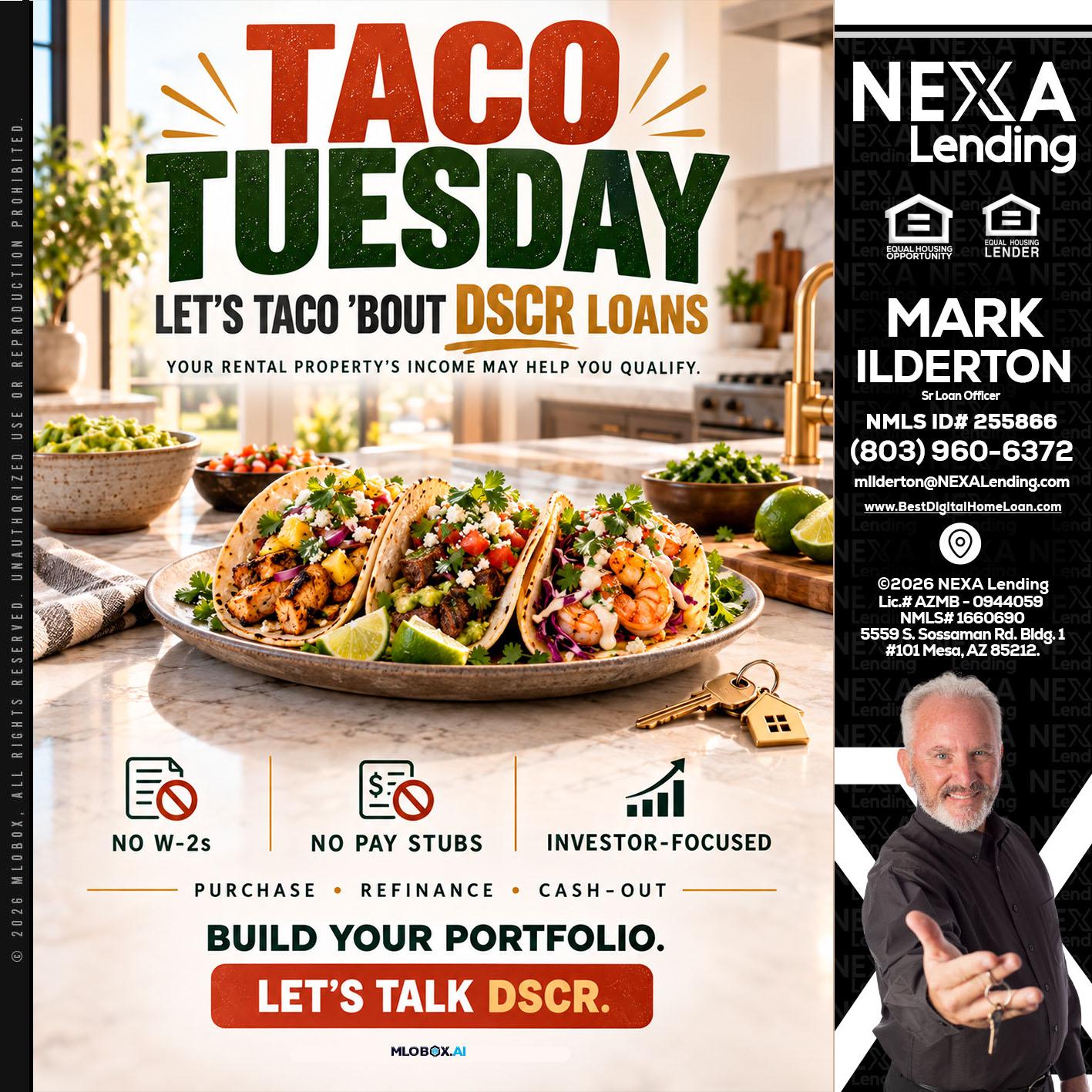 TACO TUESDAY - Mark Ilderton -Sr Loan Officer
