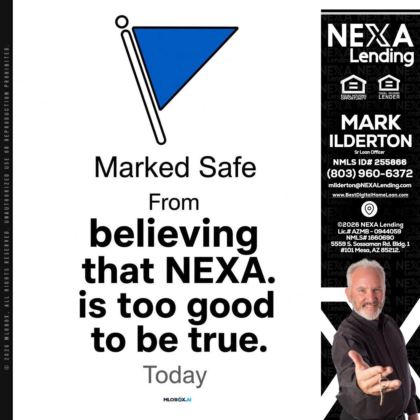 MARKED SAFE - Mark Ilderton -Sr Loan Officer