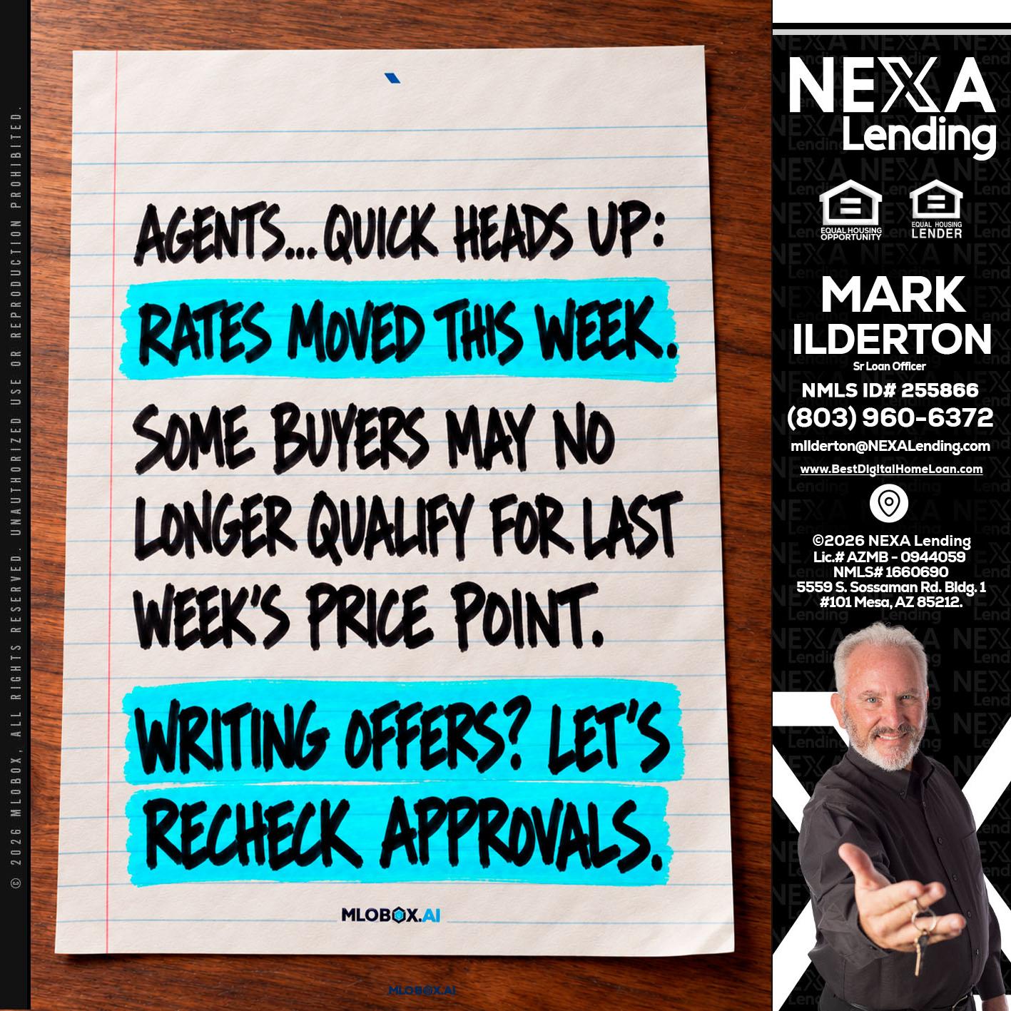 AGENTS - Mark Ilderton -Sr Loan Officer