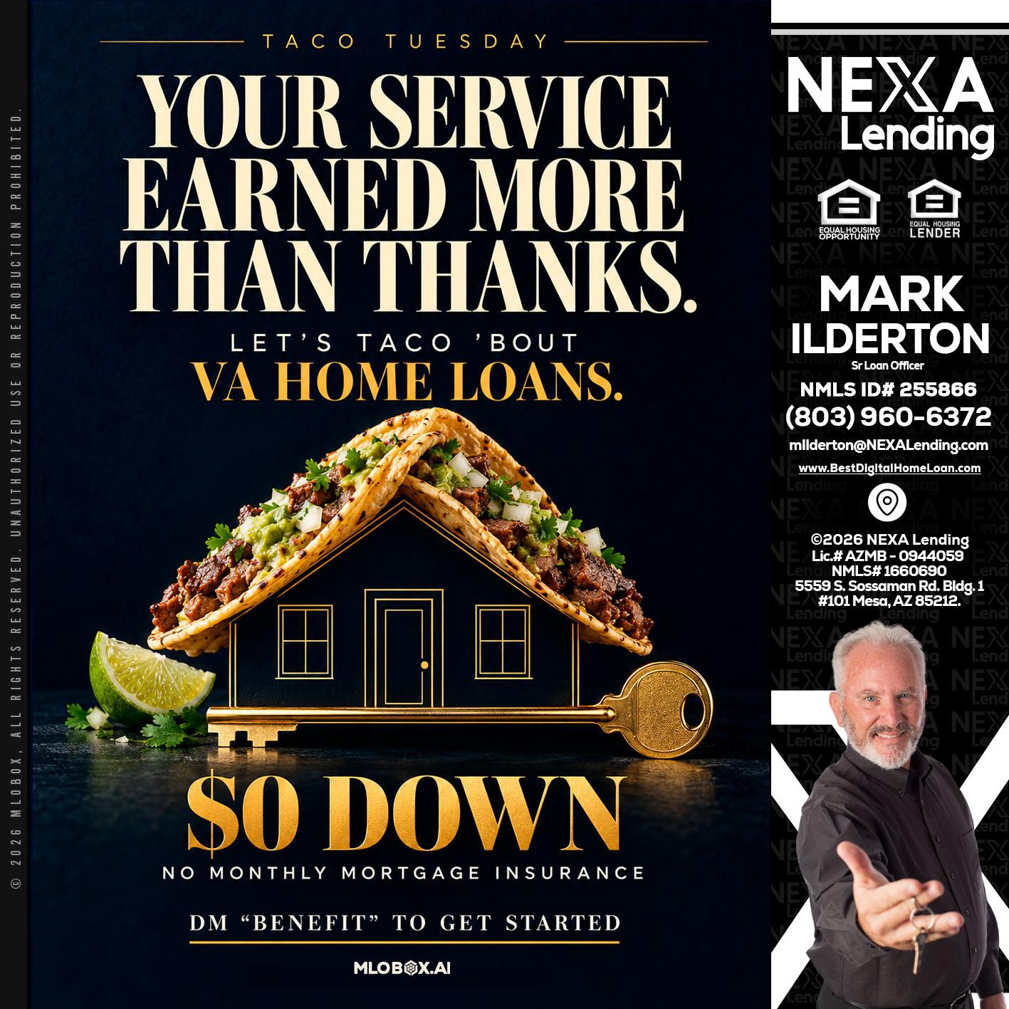 TACO TUESDAY - Mark Ilderton -Sr Loan Officer