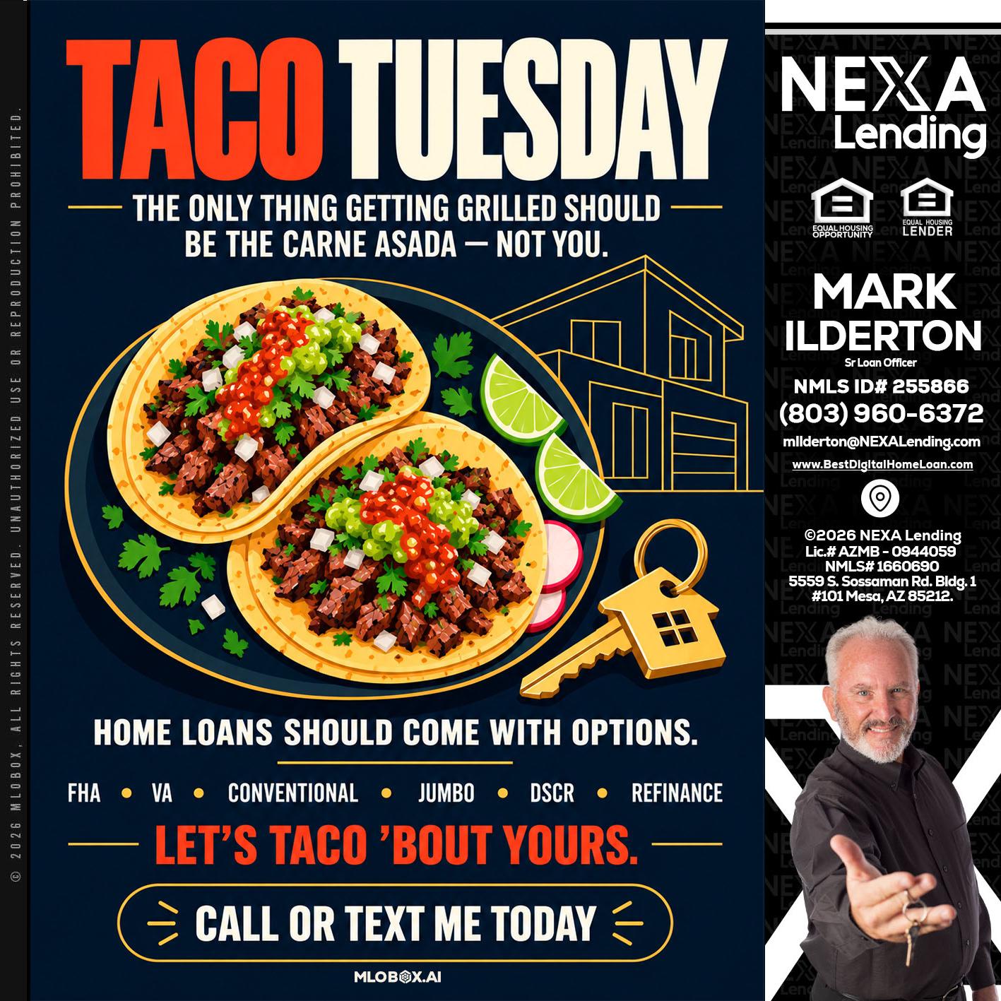 TACOS TUESDAY - Mark Ilderton -Sr Loan Officer